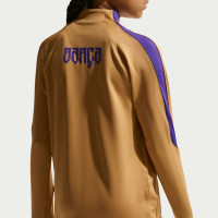 Nike FC Barcelona Strike Training sweater 1/4-Zip 2026-2027 Kids Gold Purple