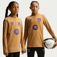 Nike FC Barcelona Strike Training sweater 1/4-Zip 2026-2027 Kids Gold Purple