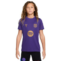 Nike FC Barcelona Strike Training Shirt 2026-2027 Kids Purple Gold Black