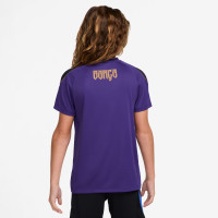 Nike FC Barcelona Strike Training Shirt 2026-2027 Kids Purple Gold Black