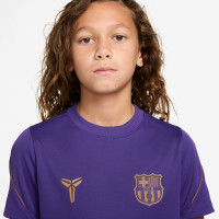 Nike FC Barcelona Strike Training Shirt 2026-2027 Kids Purple Gold Black
