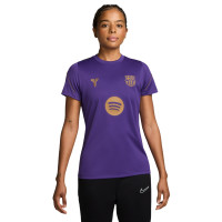 Nike FC Barcelona Strike Trainingsshirt 2026-2027 Dames Paars Goud Zwart