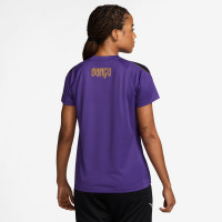 Nike FC Barcelona Strike Trainingsshirt 2026-2027 Dames Paars Goud Zwart