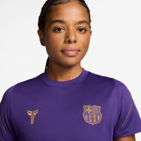 Nike FC Barcelona Strike Trainingsshirt 2026-2027 Dames Paars Goud Zwart