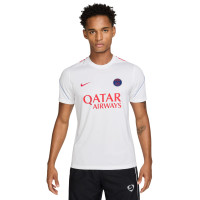 Chemise d'entraînement Nike Paris Saint-Germain Strike 2026-2027 blanc rouge bleu foncé