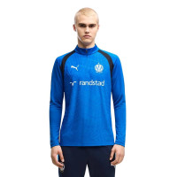 PUMA Olympique Marseille Trainingspak 1/4-Zip 2026-2027 Blauw Donkerblauw Wit