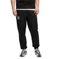 PUMA Olympique Marseille Pumatech Woven Trainingsbroek 2026-2027 Zwart Blauw