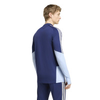 adidas Ajax Tracksuit 1/4-Zip 2026-2027 Dark Blue Light Blue