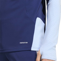 adidas Ajax Tracksuit 1/4-Zip 2026-2027 Dark Blue Light Blue