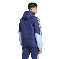 adidas Ajax Winter Jacket 2026-2027 Dark Blue Light Blue