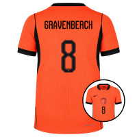 Nike Netherlands Gravenberch 8 Authentic Home Shirt 2026-2028 Kids