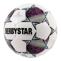Derbystar Classic Energy Light II Football 8 x 1 Panels Size 5 White Pink Blue Black