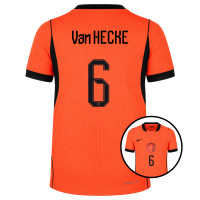 Nike Netherlands Van Hecke 6 Authentic Home Shirt 2026-2028 Kids