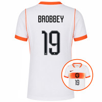 Nike Netherlands Brobbey 19 Away Shirt 2026-2028 Kids