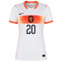 Nike Netherlands Koopmeiners 20 Away Shirt 2026-2028 Women