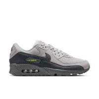 Nike Sneakers Air Max 90 Premium Beige Zwart Donkergrijs Neongroen
