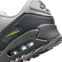 Nike Air Max 90 Premium Sneakers Beige Black Dark Grey Neon Green