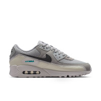 Nike Air Max 90 Premium Sneakers Grijs Zilvergrijs Zwart Turquoise