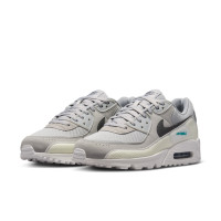 Nike Air Max 90 Premium Sneakers Grijs Zilvergrijs Zwart Turquoise