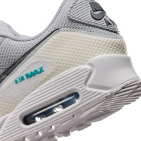 Nike Air Max 90 Premium Sneakers Grijs Zilvergrijs Zwart Turquoise