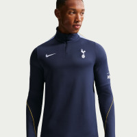 Nike Tottenham Hotspur Strike Training sweater 1/4-Zip 2026-2027 Dark Blue Light Blue White