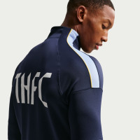 Nike Tottenham Hotspur Strike Training sweater 1/4-Zip 2026-2027 Dark Blue Light Blue White