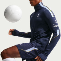 Nike Tottenham Hotspur Strike Training sweater 1/4-Zip 2026-2027 Dark Blue Light Blue White