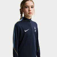 Nike Tottenham Hotspur Strike Training sweater 1/4-Zip 2026-2027 Kids Dark Blue Yellow Light Blue White