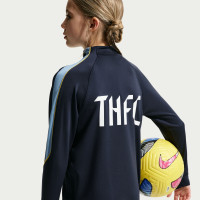 Nike Tottenham Hotspur Strike Training sweater 1/4-Zip 2026-2027 Kids Dark Blue Yellow Light Blue White