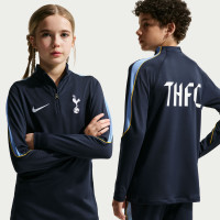 Nike Tottenham Hotspur Strike Training sweater 1/4-Zip 2026-2027 Kids Dark Blue Yellow Light Blue White