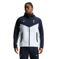 Nike Tottenham Hotspur Tech Woven Windrunner Jack Wit Donkerblauw