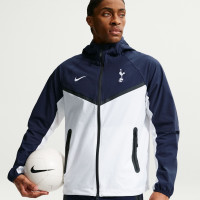 Nike Tottenham Hotspur Tech Woven Windrunner Jack Wit Donkerblauw