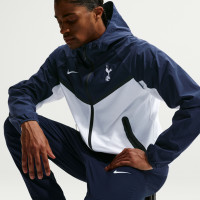 Nike Tottenham Hotspur Tech Woven Windrunner Jack Wit Donkerblauw