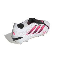 adidas Predator Elite FT Artificial Grass Football Boots (AG) White Black Pink