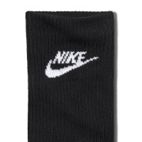 Nike Everyday Elevated Crew Socks 3-Pack Black White