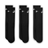 Nike Everyday Elevated Crew Socks 3-Pack Black White