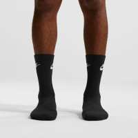 Nike Everyday Elevated Crew Socks 3-Pack Black White