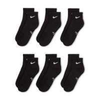 Nike Everyday Socks Mid-Calf 6-Pack Kids Black White