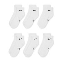 Nike Everyday Socks Mid-Calf 6-Pack Kids White Black