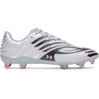 Under Armour Shadow Select 4 Grass Football Boots (FG) Grey Black Pink