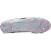Under Armour Shadow Select 4 Grass Football Boots (FG) Grey Black Pink