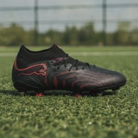 PUMA Future 9 Ultimate IJzeren-Nop Voetbalschoenen (SG) Zwart Rood
