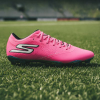 Skechers Razor 1.5 Elite Gras Voetbalschoenen (FG) Roze Zwart