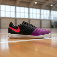 Nike Lunargato II Indoor Football Boots (IN) Black Purple Red