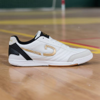 Cruyff Libra Zaalvoetbalschoenen Wit Goud