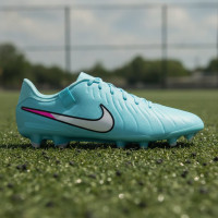 Nike Tiempo Legend 10 Academy Grass/Artificial Grass Football Boots (MG) Light Blue White Hot Pink