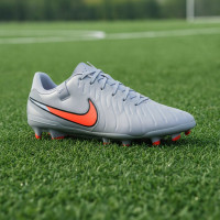 Nike Tiempo Legend 10 Academy Grass/Artificial Grass Football Boots (MG) Light Blue Bright Red Black