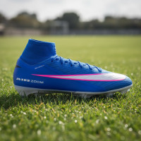 Nike Zoom Mercurial Superfly 10 Elite Gras Football Boots (FG) Blue White Hot Pink