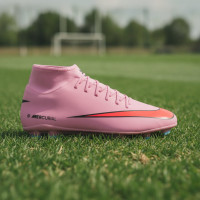 Nike Mercurial Superfly 10 Club Gras / Kunstgras Voetbalschoenen (MG) Roze Felrood Lichtblauw