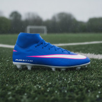 Nike Zoom Mercurial Superfly 10 Academy Iron Stud Football Boots (SG) Blue White Hot Pink
